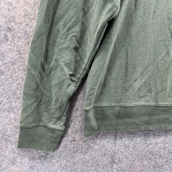 Miami Hurricanes Sweater Men Large Pullover Green 1/4 Zip Sweatshirt VTG 47’ - Picture 5 of 14